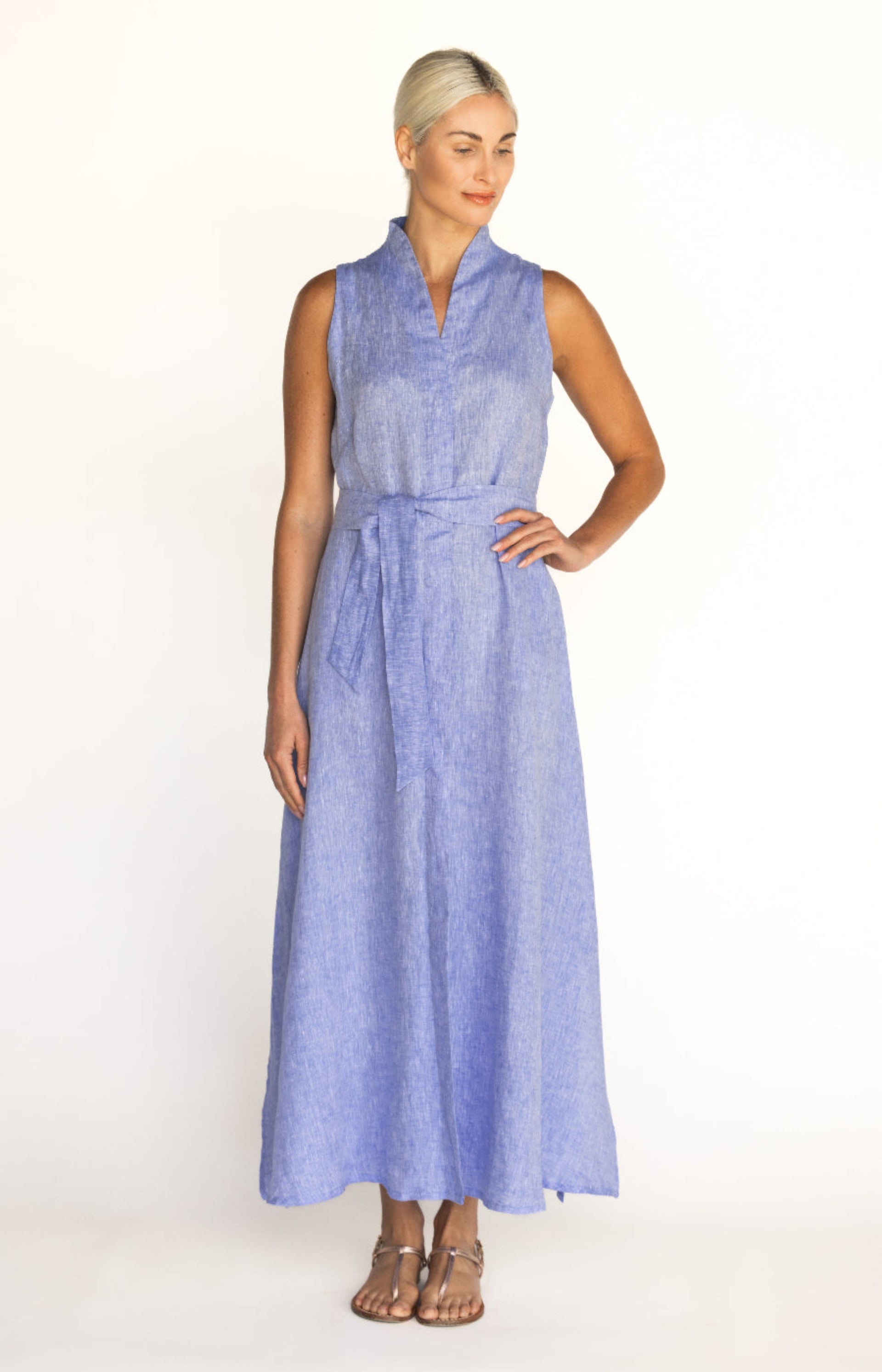FABI Linen LONG Dress