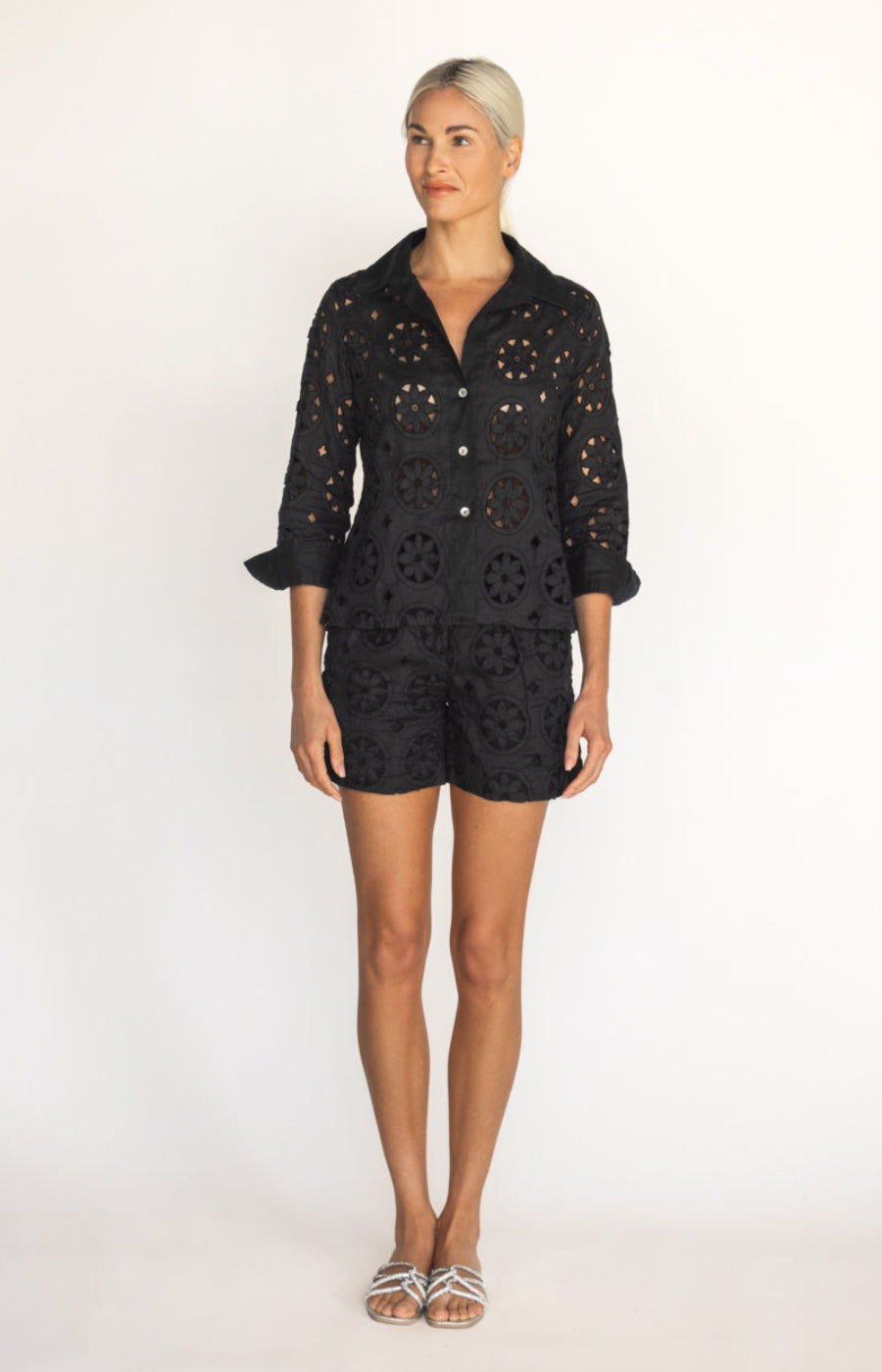 ADELAIDE BLOUSE AND SHORTS SET