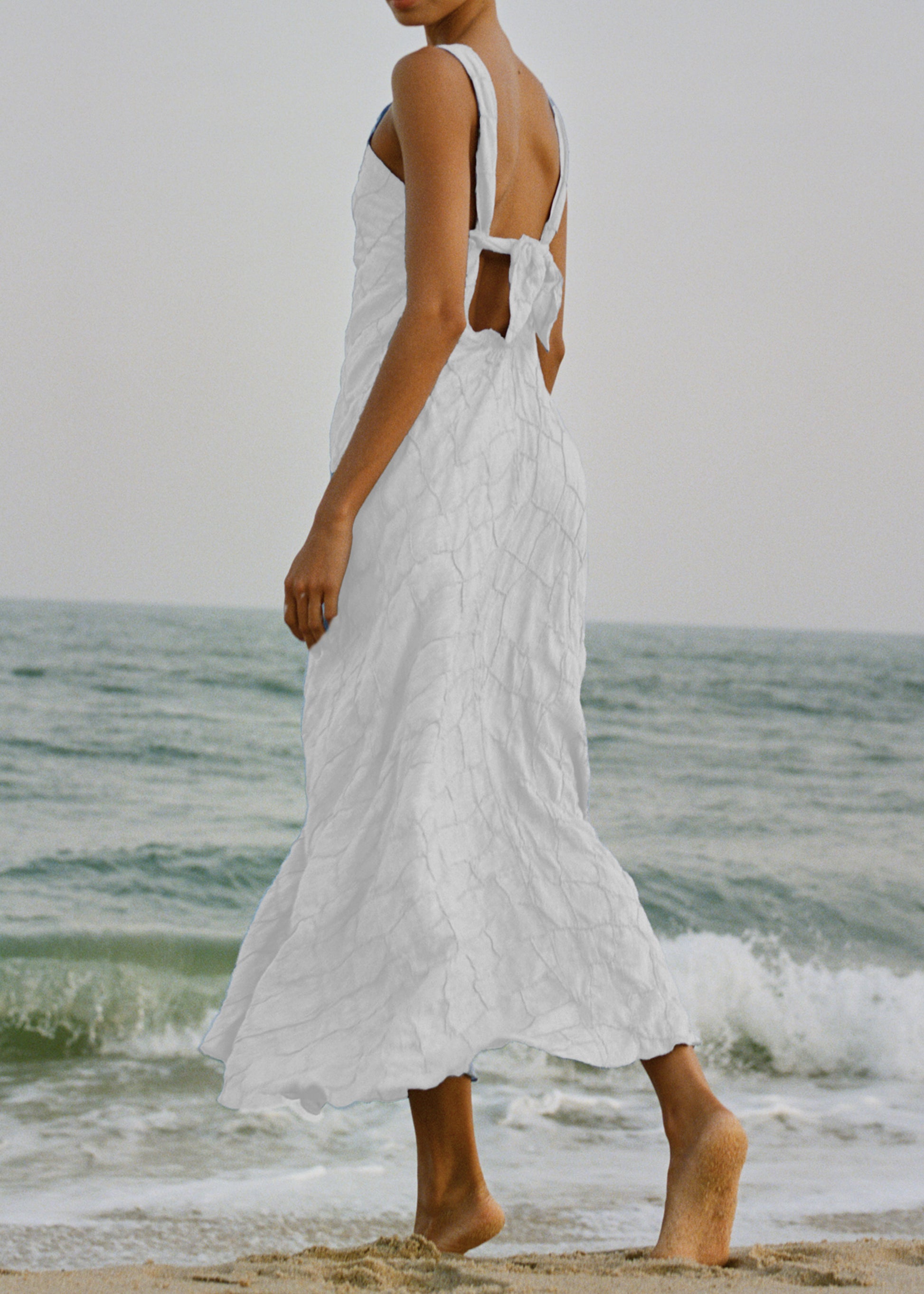 Lisa Linen Dress One size / White Lisa Linen Dress One size / White