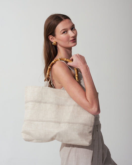 Kiara Soft Structured Tote Bag
